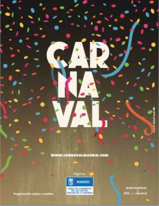 Carnaval 2015 Madrid cartel