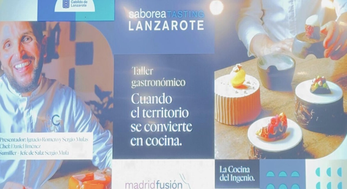 Almuerzo en La Tegala de Lanzarote en Madrid Fusión