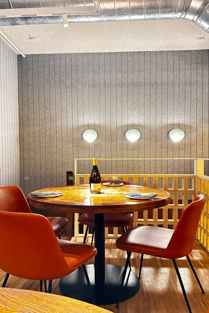 Restaurante Vinitus, sala planta alta