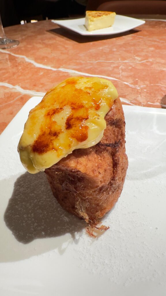 Torrija del restaurante Vinitus