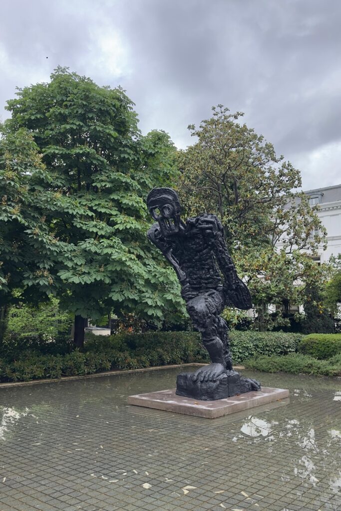 Large walking figure, Thomas Houseago. Banca March