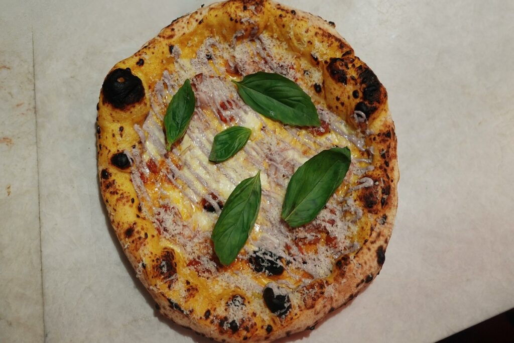 La Perucha, pizza elaborada por Rafa Bergamo