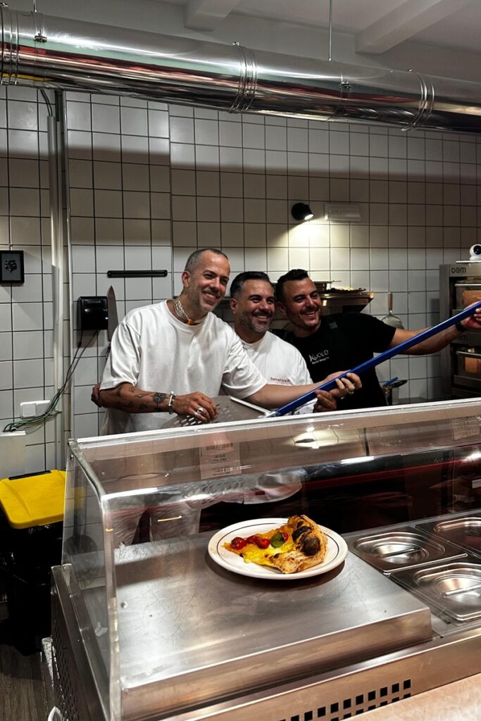 Gianni Pinto, Salvatore Romano y Rafa Bérgamo en Origine