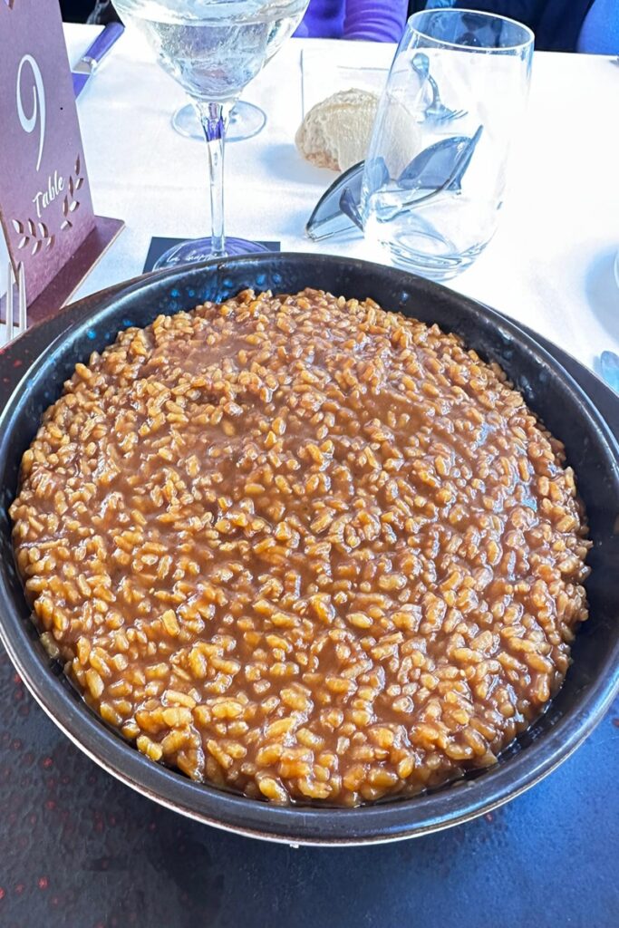 Restaurante La Marquesita.  caldero de Mújol