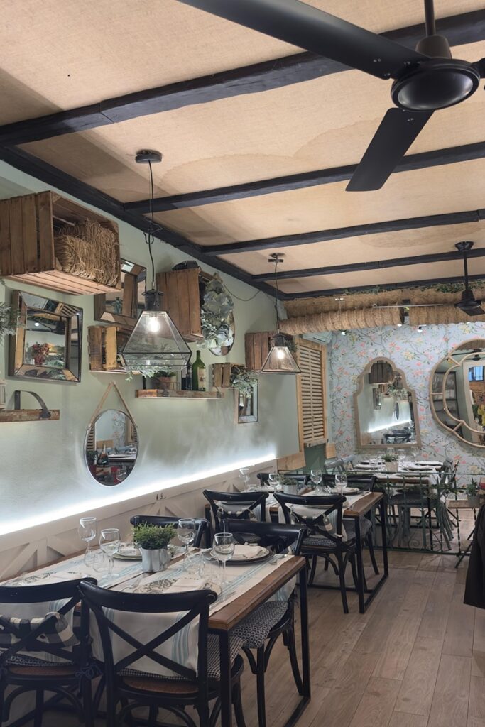 Restaurante Donde Mónica, sala
