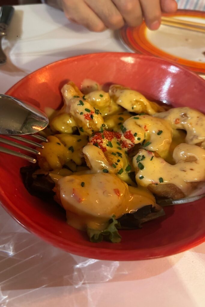 Tempura de gambas