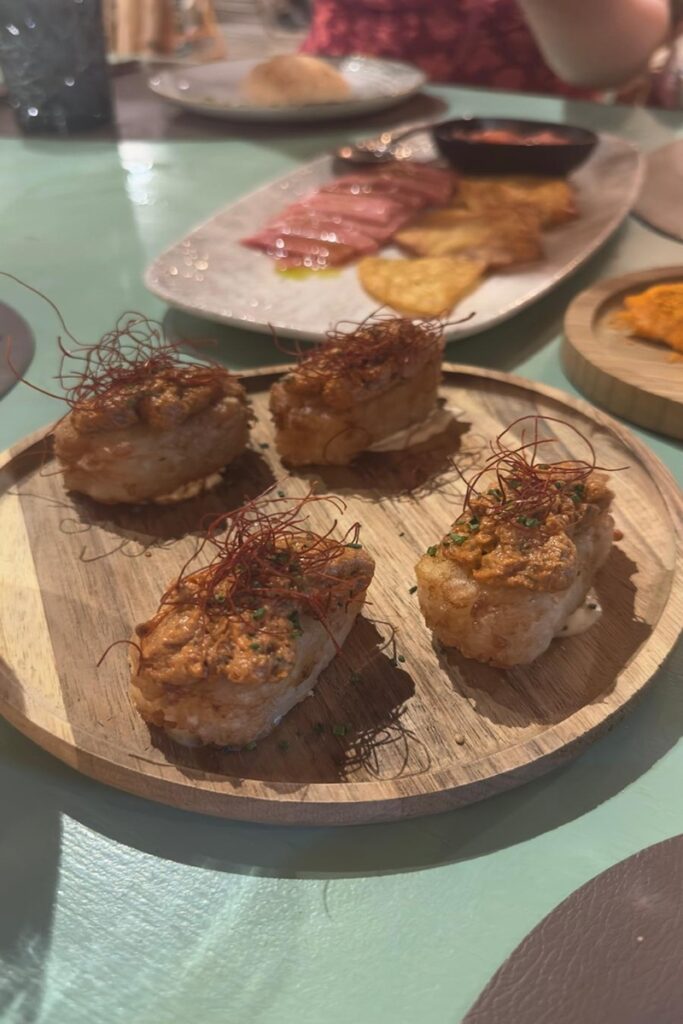 Arroz con tartar de tomate La Mestiza