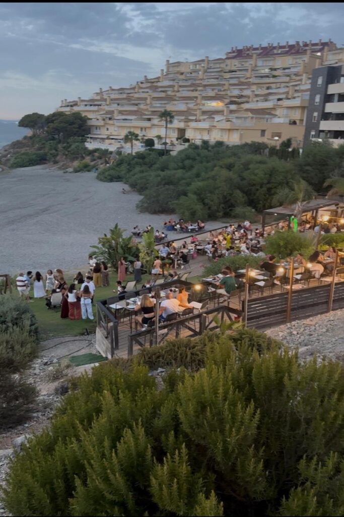 La Mestiza, zona de restaurante