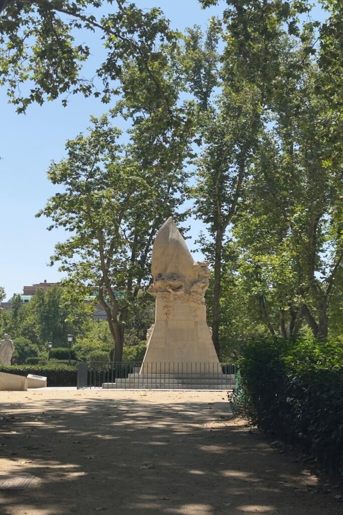 Jardines del Cabo Noval en la plaza de Oriente