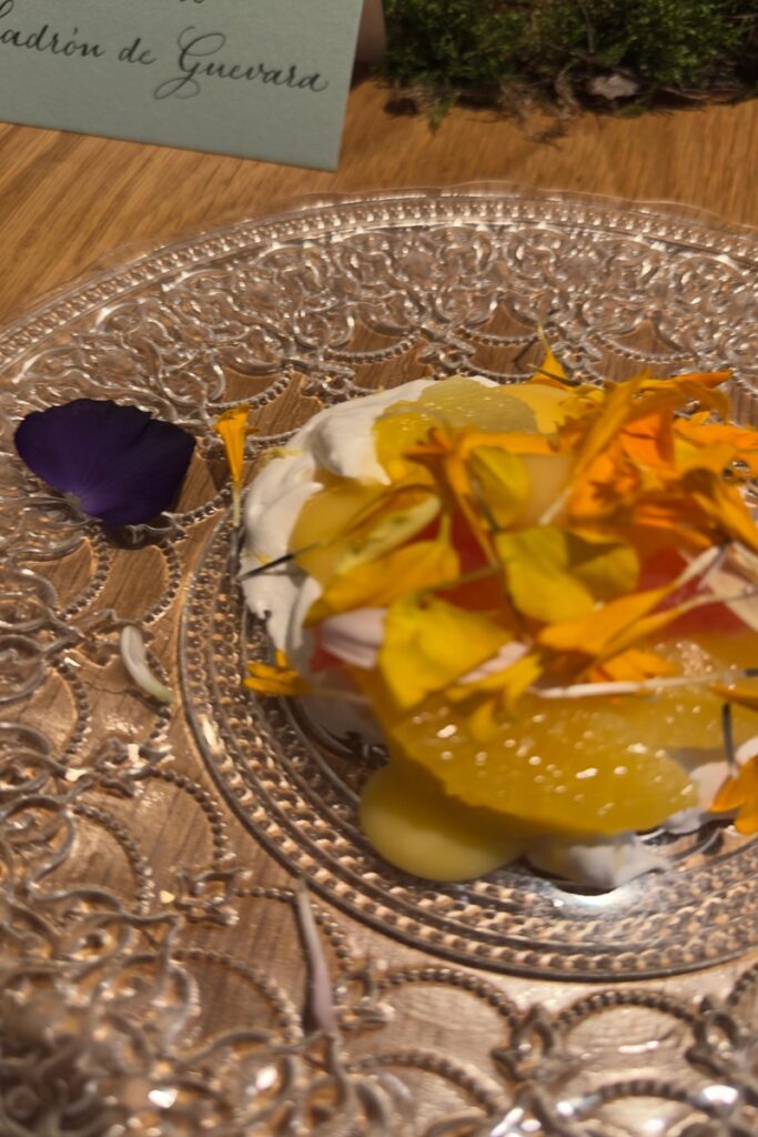 Le Bistroman Atelier, pavlova de limón y cítricos