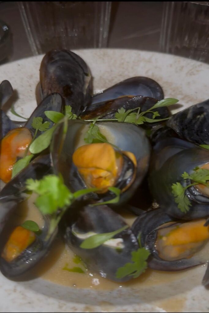 Mejillones pata negra, restaurante Fox