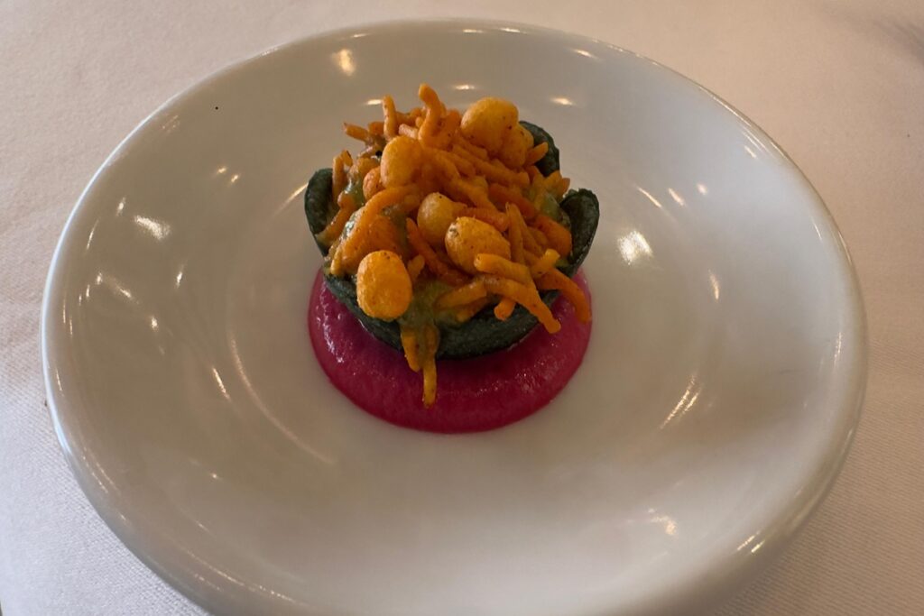 Aperitivo de remolacha y garbanzos de Benarés