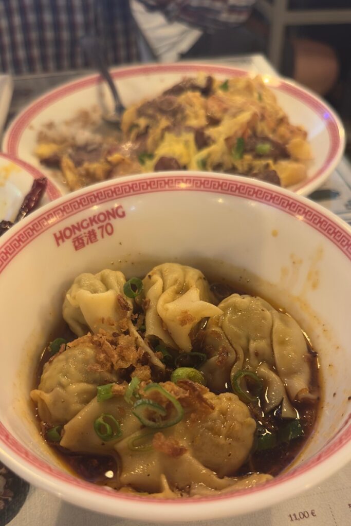 Won ton relleno de cerdo, Hong Kong 79